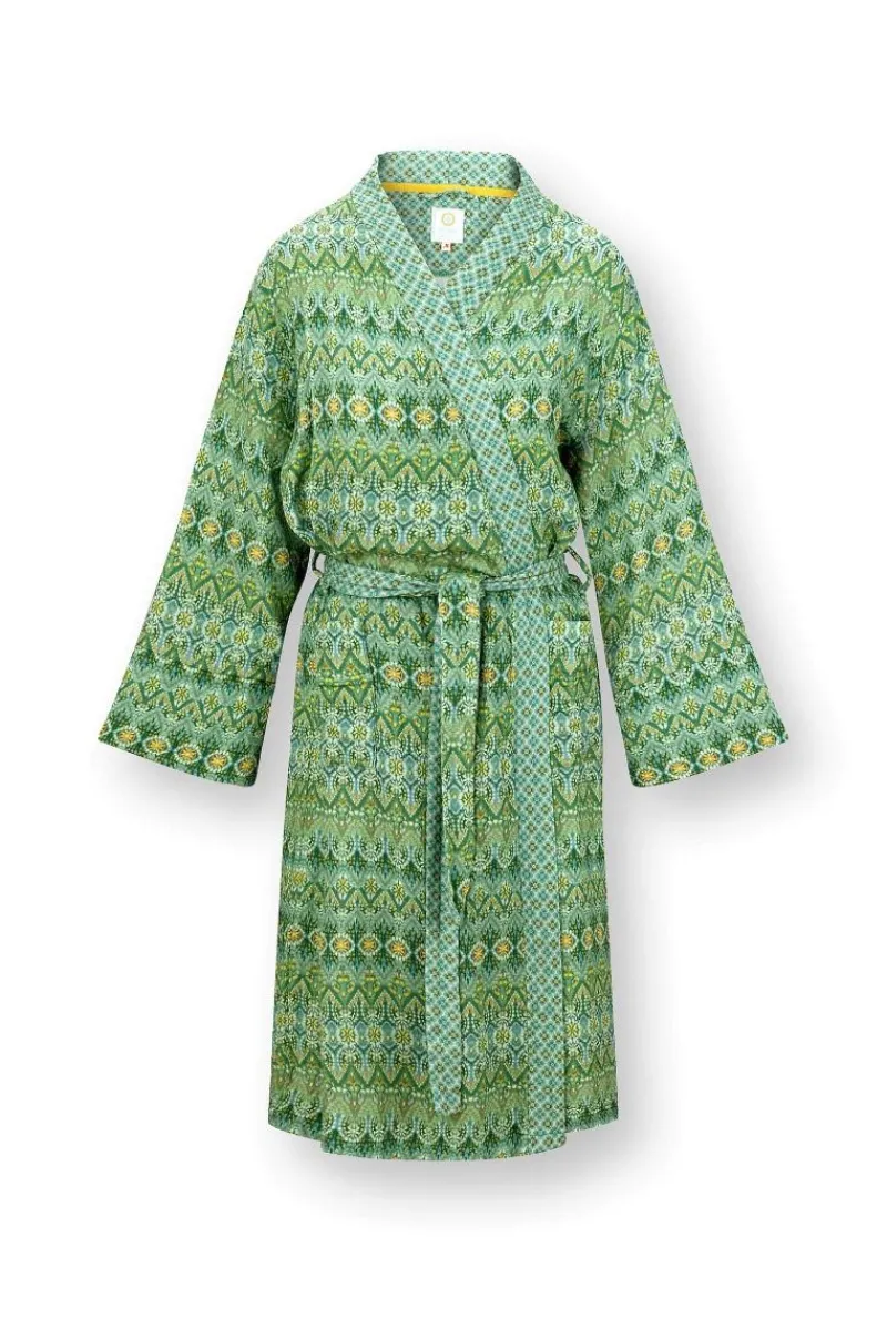 Pip Studio Strandmode|Naomi Kimono Ashanti Grün