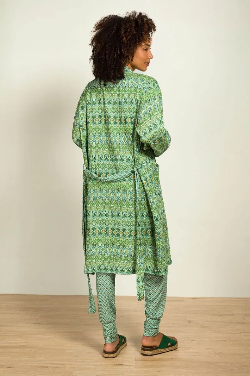 Pip Studio Strandmode|Naomi Kimono Ashanti Grün