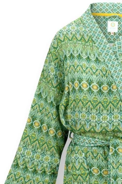Pip Studio Strandmode|Naomi Kimono Ashanti Grün