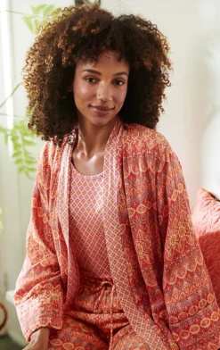Pip Studio Strandmode|Naomi Kimono Ashanti Rot