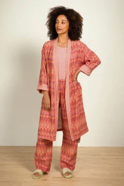 Pip Studio Strandmode|Naomi Kimono Ashanti Rot