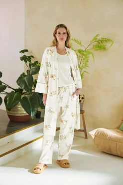 Pip Studio Strandmode|Naomi Kimono Blossom Chique Weiss