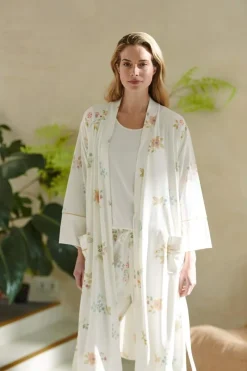 Pip Studio Strandmode|Naomi Kimono Blossom Chique Weiss