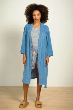 Pip Studio Strandmode|Naomi Kimono Petite Sumo Stripe Blau