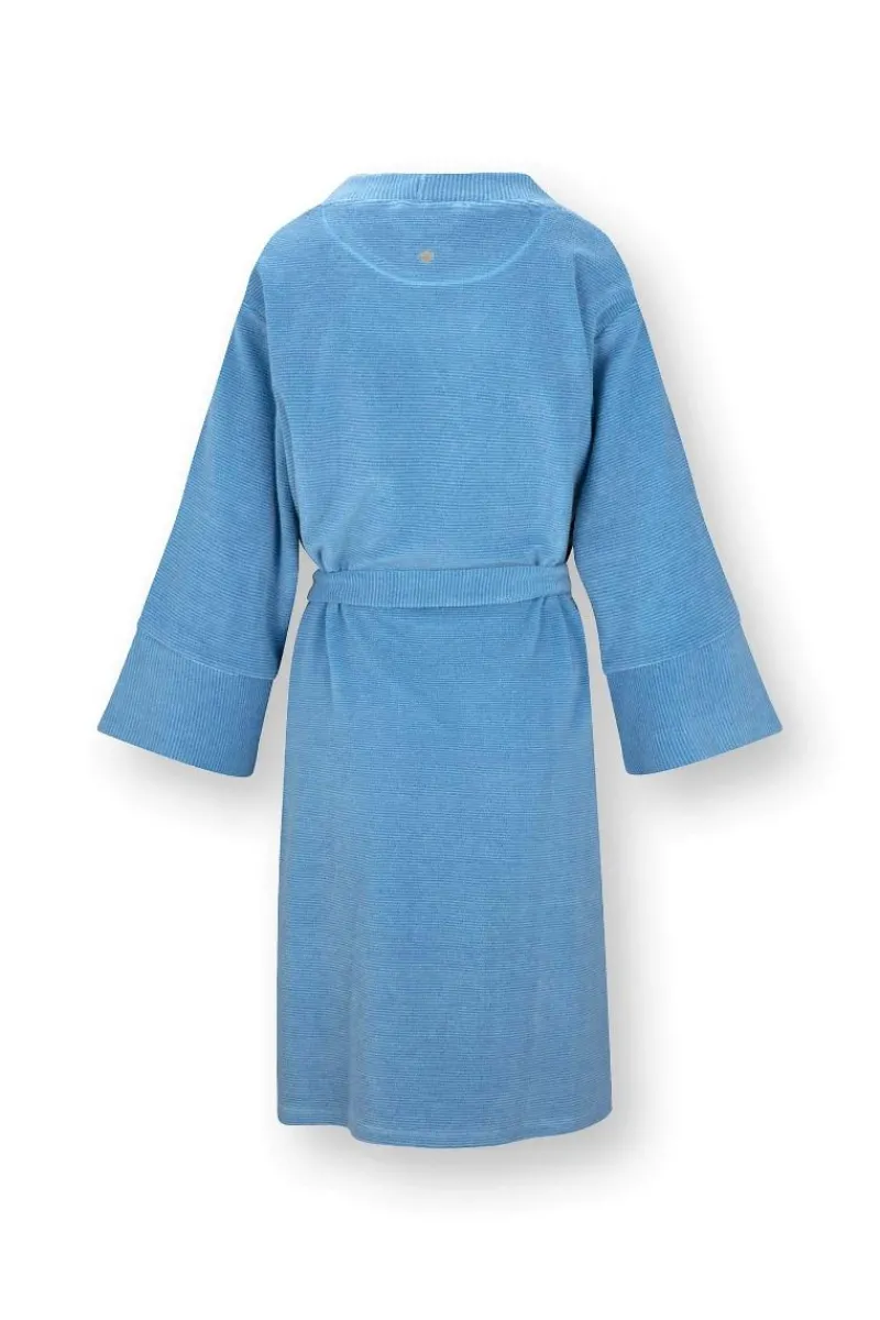 Pip Studio Strandmode|Naomi Kimono Petite Sumo Stripe Blau