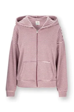 Pip Studio Pullover & Strickjacken|Pullover Und Strickjacken|Nicolle Jacke Little Sumo Stripe Lila Violett