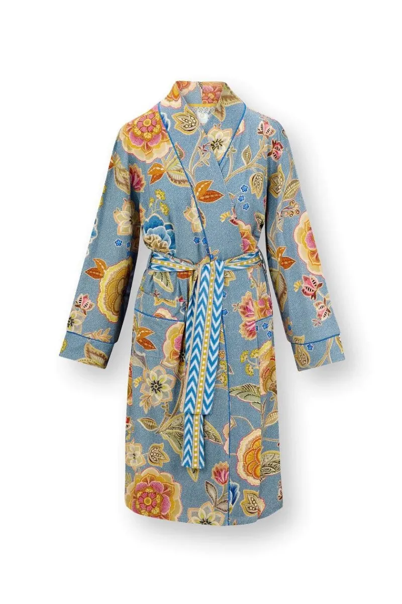 Pip Studio Strandmode|Nisha Kimono Matata Blau