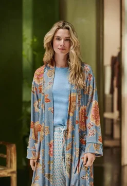 Pip Studio Strandmode|Nisha Kimono Matata Blau