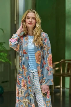 Pip Studio Strandmode|Nisha Kimono Matata Blau
