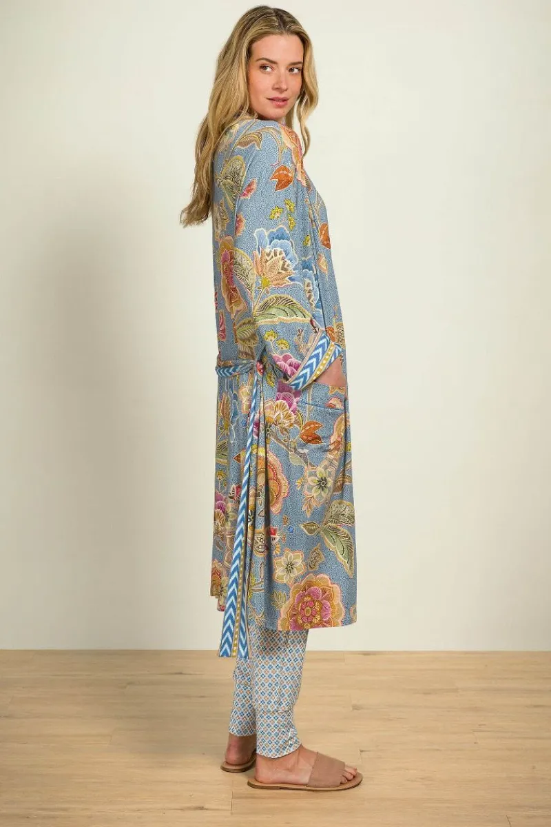 Pip Studio Strandmode|Nisha Kimono Matata Blau
