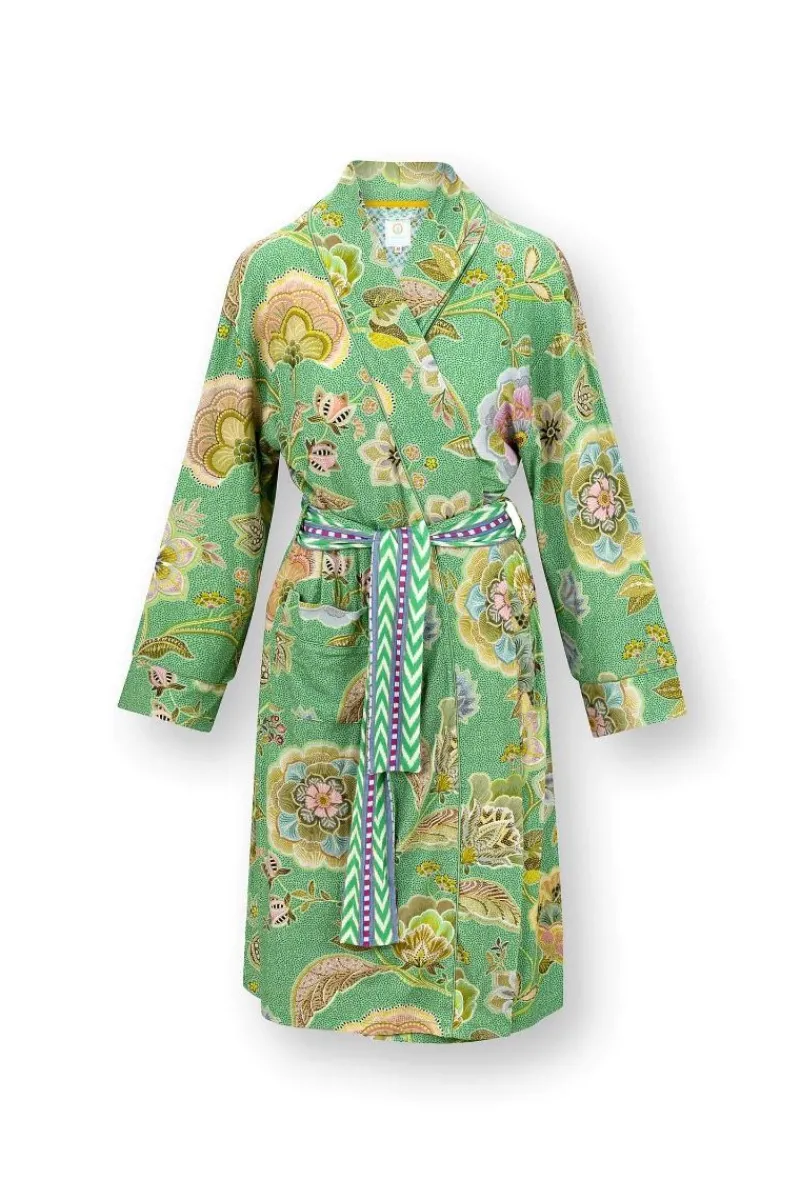 Pip Studio Strandmode|Nisha Kimono Matata Grün