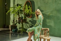 Pip Studio Strandmode|Nisha Kimono Matata Grün