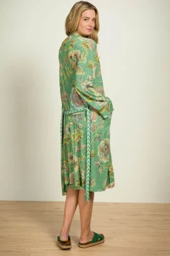 Pip Studio Strandmode|Nisha Kimono Matata Grün