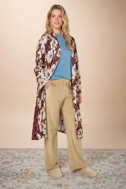 Pip Studio Kimonos|Bademäntel|Nisha Kimono Rosita Braun