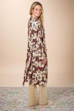 Pip Studio Kimonos|Bademäntel|Nisha Kimono Rosita Braun