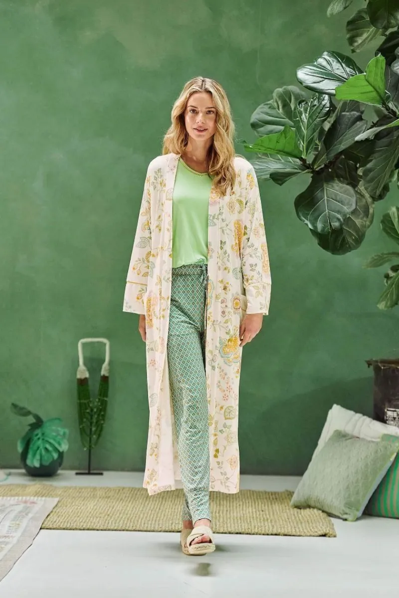 Pip Studio Strandmode|Noa Kimono Buenas Noches Weiss