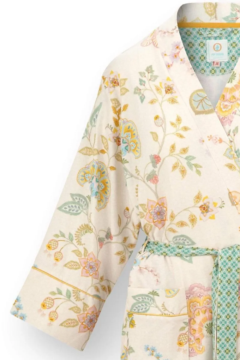 Pip Studio Strandmode|Noa Kimono Buenas Noches Weiss