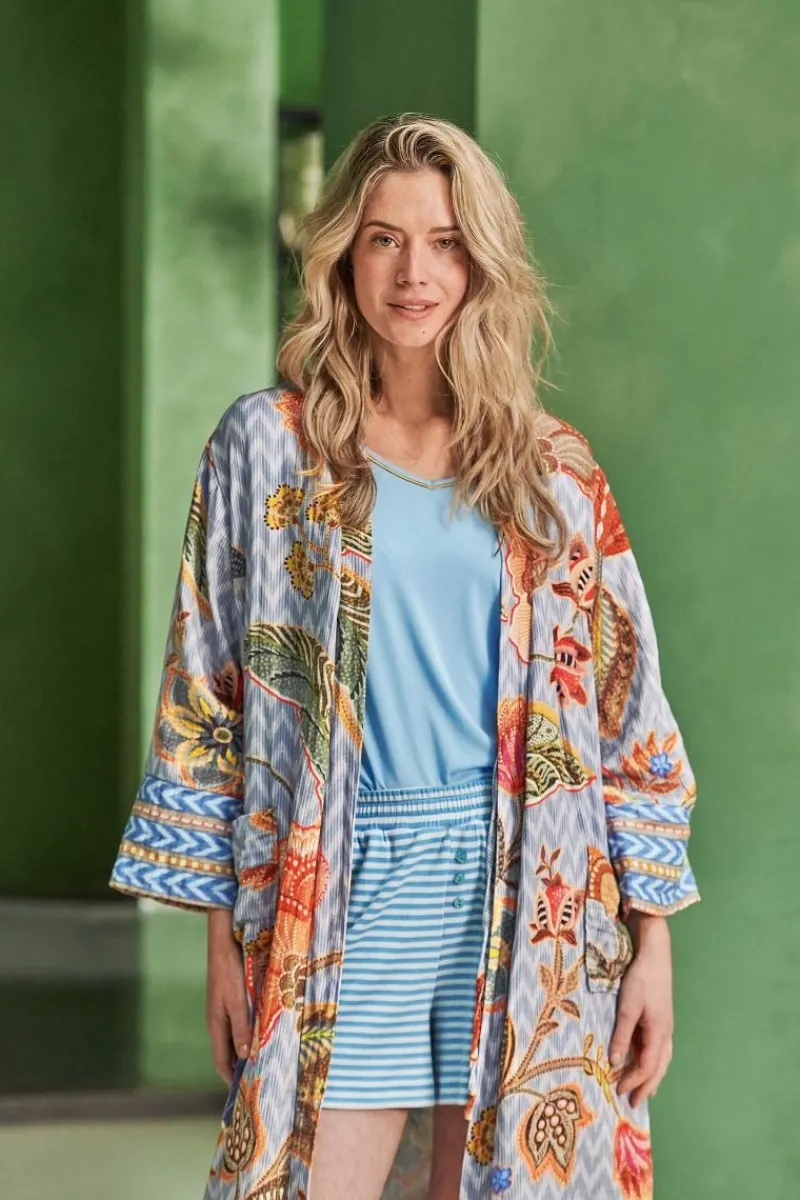 Pip Studio Strandmode|Noa Kimono Hakuna Blau