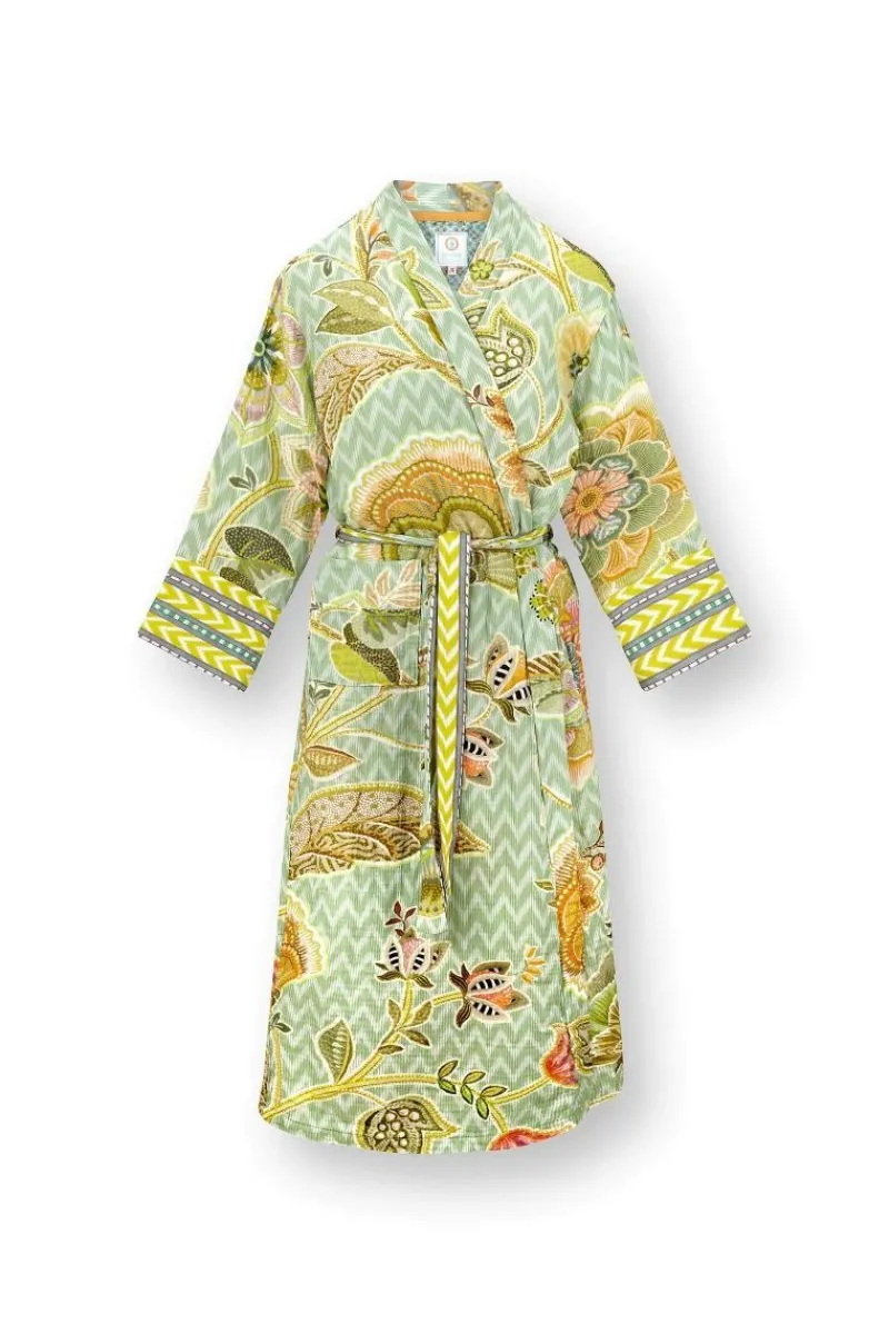 Pip Studio Strandmode|Noa Kimono Hakuna Hell Grün
