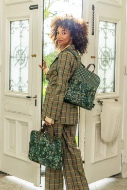 Pip Studio Taschen|Laptoptaschen|Olivia Laptoptasche Tutti i Fiori Grün