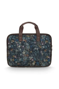 Pip Studio Taschen|Laptoptaschen|Olivia Laptoptasche Tutti i Fiori Blau
