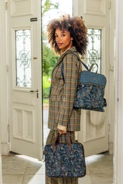 Pip Studio Taschen|Laptoptaschen|Olivia Laptoptasche Tutti i Fiori Blau