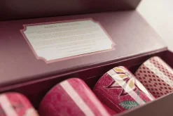 Pip Studio Porzellan Sets|Kaffeetassen|Oriental Flower Festival Set/4 Tassen Dunkel Rosa