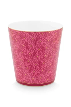 Pip Studio Porzellan Sets|Kaffeetassen|Oriental Flower Festival Set/4 Tassen Dunkel Rosa