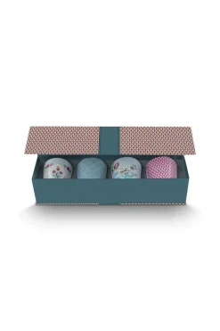 Pip Studio Porzellan Sets|Kaffeetassen|Oriental Flower Festival Set/4 Tassen Blau