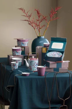 Pip Studio Porzellan Sets|Kaffeetassen|Oriental Flower Festival Set/4 Tassen Blau