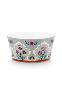 Pip Studio Porzellan Sets|Schalen|Oriental Flower Festival Set/4 Schalen 12cm Blau