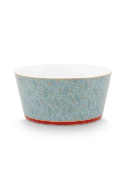 Pip Studio Porzellan Sets|Schalen|Oriental Flower Festival Set/4 Schalen 12cm Blau