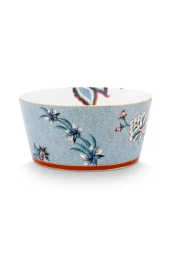 Pip Studio Porzellan Sets|Schalen|Oriental Flower Festival Set/4 Schalen 12cm Blau