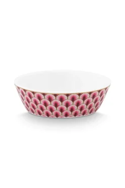 Pip Studio Porzellan Sets|Oriental Flower Festival Sushi Set Dunkel Rosa