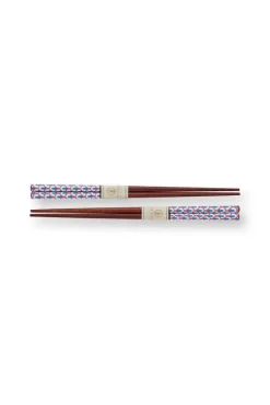 Pip Studio Porzellan Sets|Oriental Flower Festival Sushi Set Blau