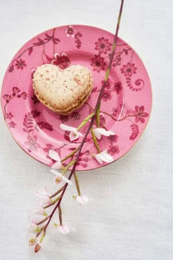 Pip Studio Gebäckteller|Petit Four Jolie Blumen 12cm Rosa