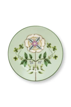 Pip Studio Gebäckteller|Petit Four Lily&Lotus Hell 12cm Grün