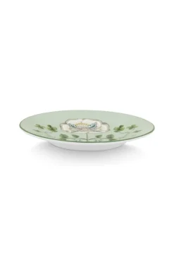 Pip Studio Gebäckteller|Petit Four Lily&Lotus Hell 12cm Grün