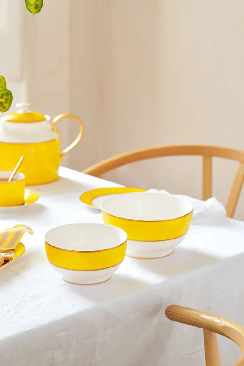 Pip Studio Schalen|Pip Chique Schale 15.5cm Gelb