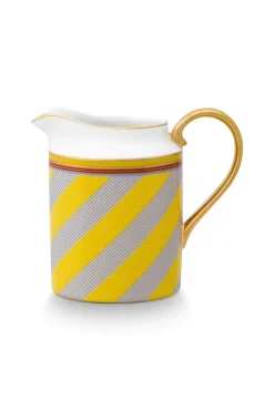 Pip Studio Milchkännchen|Pip Chique Stripes Kanne Klein Gelb