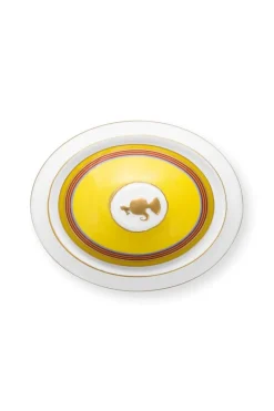 Pip Studio Zuckerdose|Pip Chique Stripes Zuckerdose Gelb