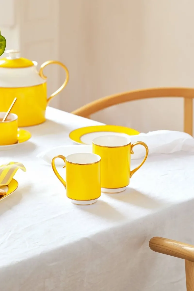 Pip Studio Teetassen|Pip Chique Tasse Gross 350ml Gelb