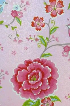 Pip Studio Vliestapete|Birds in Paradise Vliestapete Rosa