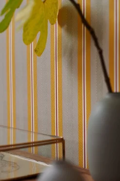 Pip Studio Vliestapete|Blurred Lines Vliestapete Beige/ Gelb