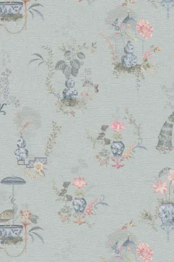 Pip Studio Vinyltapete|Chinese Porcelain Vinyltapete Hell Blau
