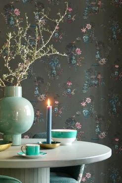 Pip Studio Vinyltapete|Chinese Porcelain Vinyltapete Dunkel Grün
