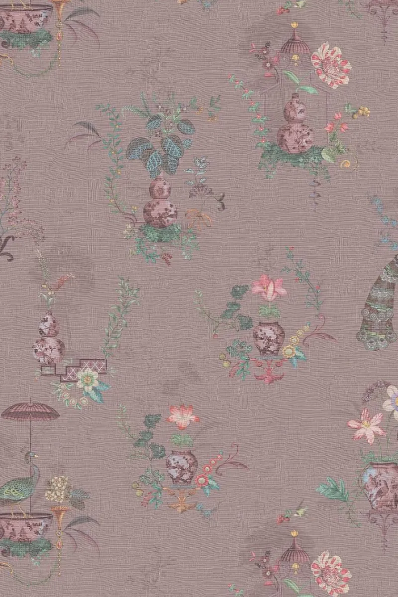 Pip Studio Vinyltapete|Chinese Porcelain Vinyltapete Mauve Violett