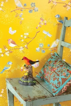 Pip Studio Vliestapete|Early Bird Vliestapete Gelb