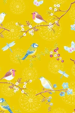 Pip Studio Vliestapete|Early Bird Vliestapete Gelb