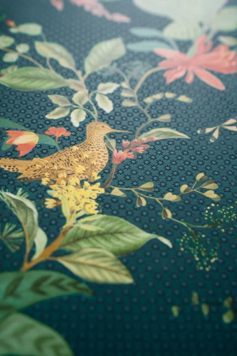 Pip Studio Vliestapete|Floris Vliestapete Dunkel Blau